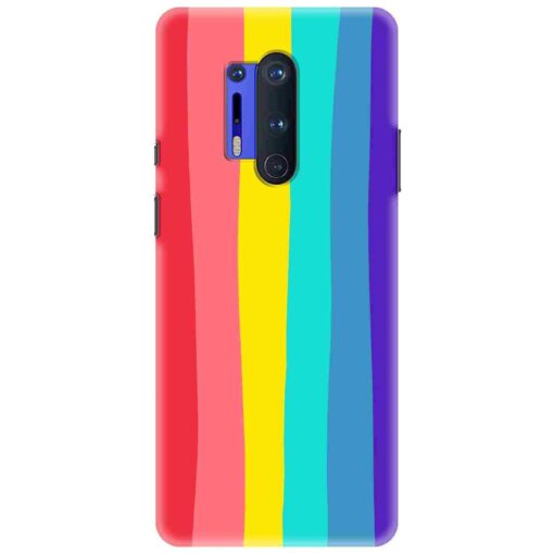 Oneplus 8 Pro Mobile Cover Bright Rainbow