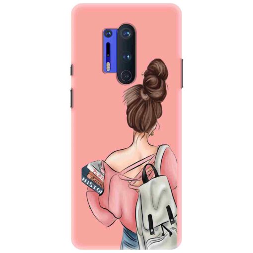 Oneplus 8 Pro Mobile Cover College Girl
