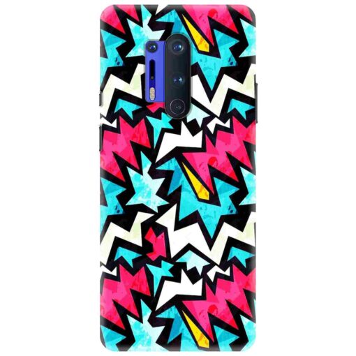 Oneplus 8 Pro Mobile Cover Colorful Abstract