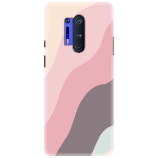 Oneplus 8 Pro Mobile Cover Colorful Curvy Line