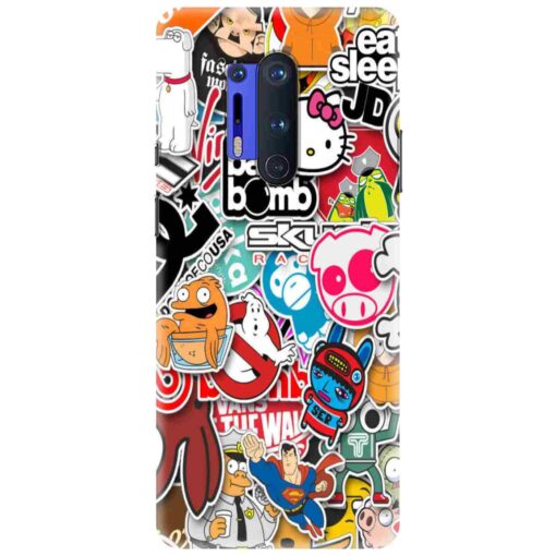 Oneplus 8 Pro Mobile Cover Doodle