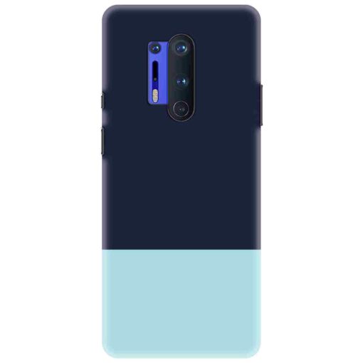 Oneplus 8 Pro Mobile Cover Light Blue and Prussian Formal