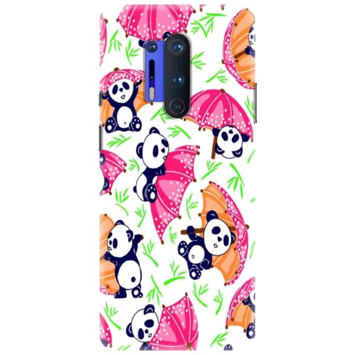 Oneplus 8 Pro Mobile Cover Little Pandas Back Cover