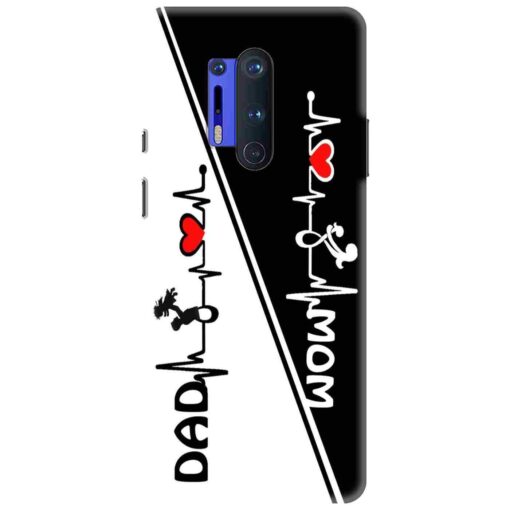 Oneplus 8 Pro Mobile Cover Mom Dad Love
