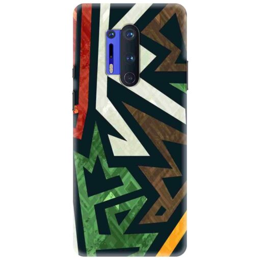 Oneplus 8 Pro Mobile Cover Multicolor Abstracts