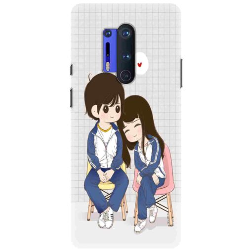 Oneplus 8 Pro Mobile Cover Romantic Friends Back Cover