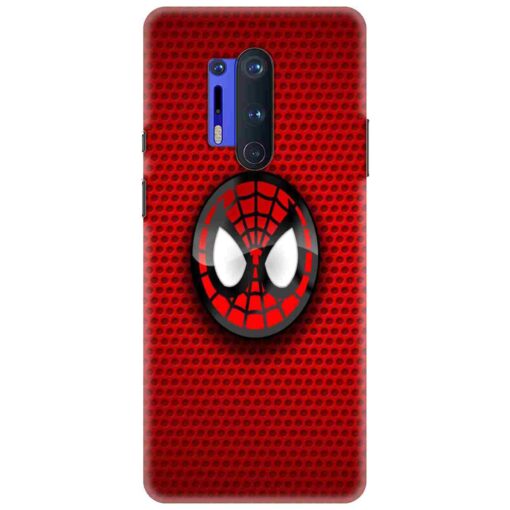 Oneplus 8 Pro Mobile Cover Spiderman Mask Back Cover