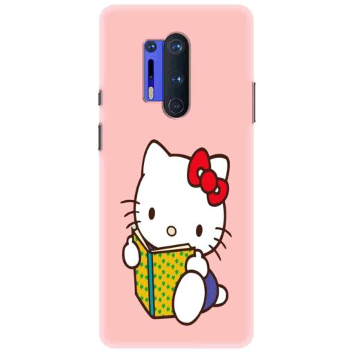 Oneplus 8 Pro Mobile Cover Studying Cute Kitty