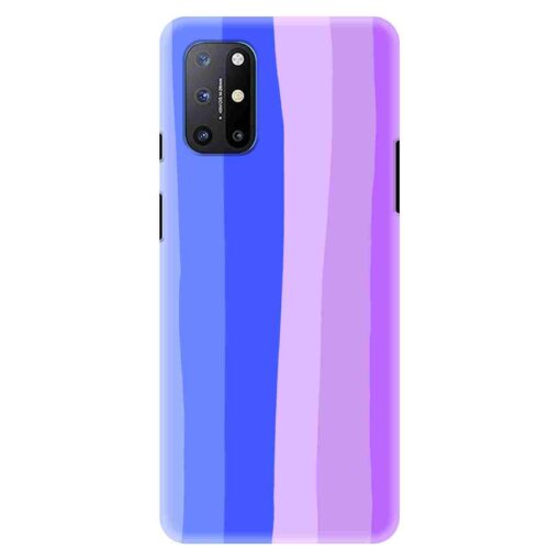 Oneplus 9r Mobile Cover Blue Shade Rainbow Hardcase
