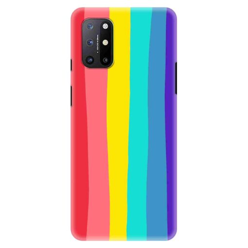 Oneplus 9r Mobile Cover Bright Rainbow