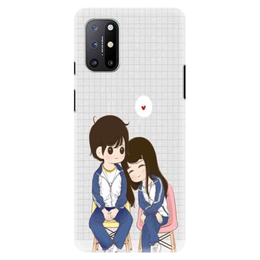 Oneplus 9r Mobile Cover Cute Couple