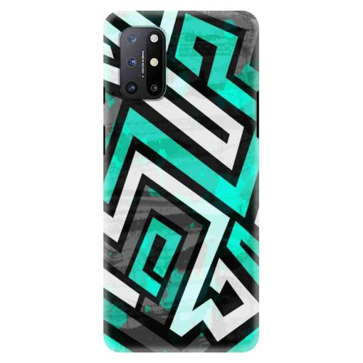 Oneplus 9r Mobile Cover Green Abstract FLOE