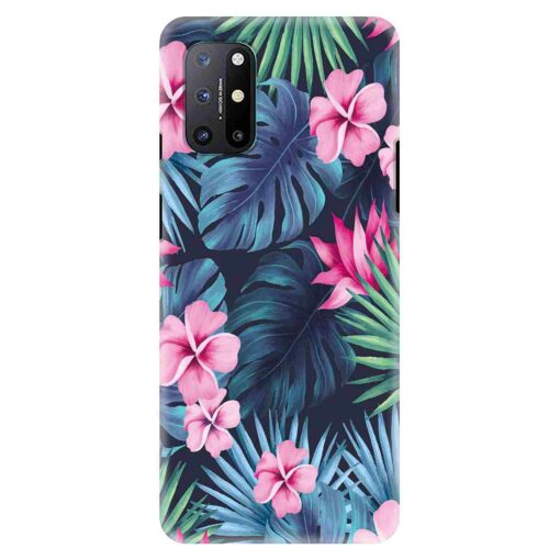 Oneplus 9r Mobile Cover Leafy Floral