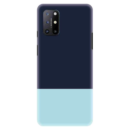 Oneplus 9r Mobile Cover Light Blue and Prussian Formal