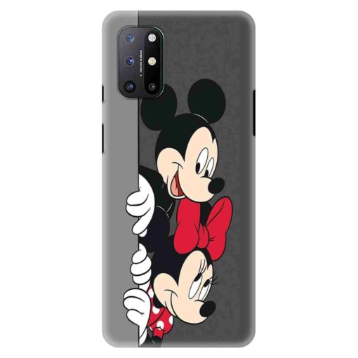 Oneplus 9r Mobile Cover Minnie and Mickey Mouse