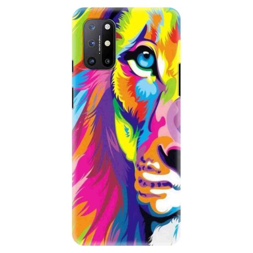 Oneplus 9r Mobile Cover Multicolor Lion