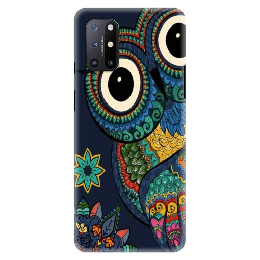 Oneplus 9r Mobile Cover Multicolor Owl