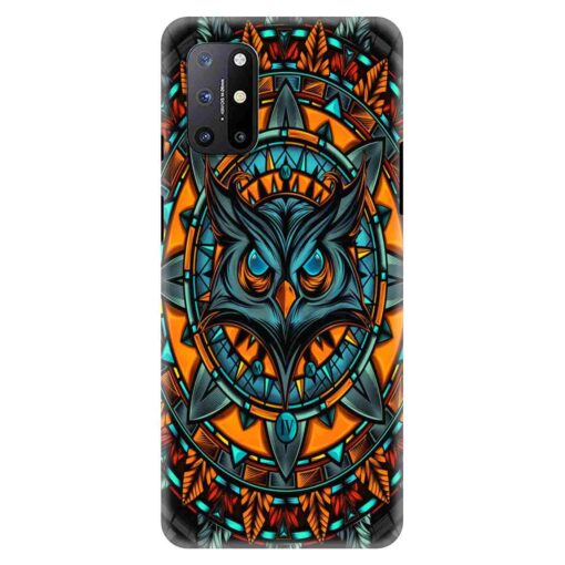 Oneplus 9r Mobile Cover Orange Amighty Owl