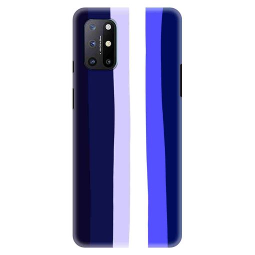 Oneplus 9r Mobile Cover Prussian Blue Shade Rainbow