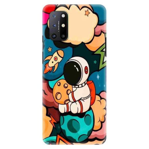 Oneplus 9r Mobile Cover Space Character