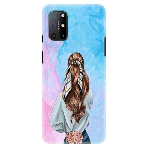 Oneplus 9r Mobile Cover Stylish Girl 3D