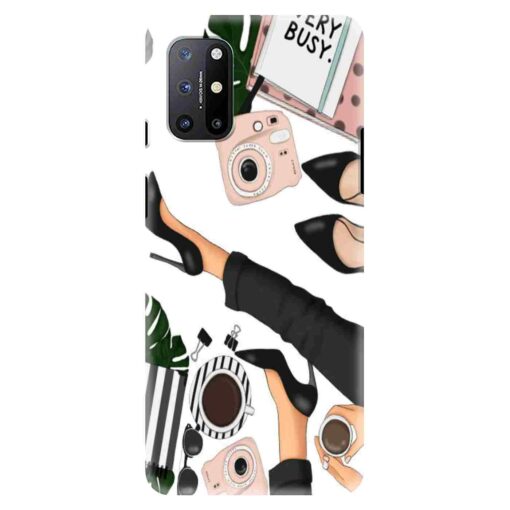 Oneplus 9r Mobile Cover Trendy Girl