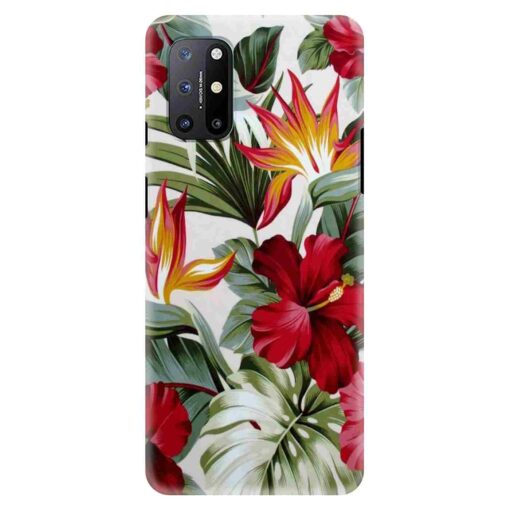 Oneplus 9r Mobile Cover Tropical Floral DE5