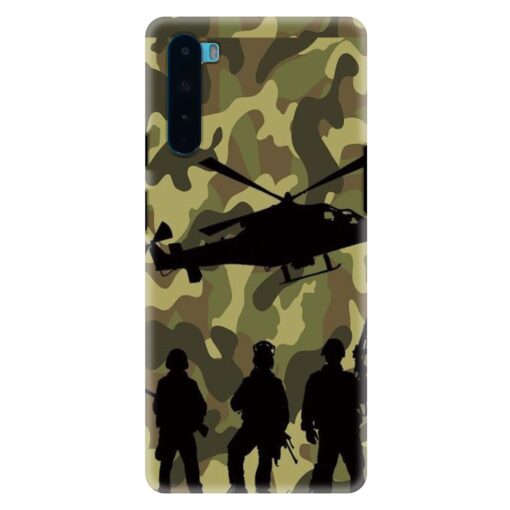 Oneplus Nord Mobile Cover Army Design Mobile Cover