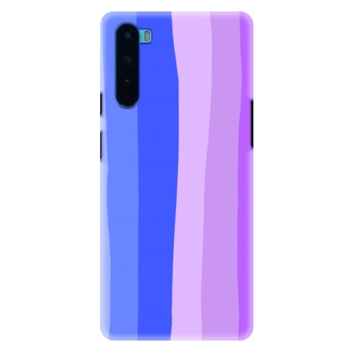 Oneplus Nord Mobile Cover Blue Shade Rainbow Hardcase
