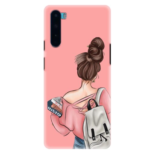 Oneplus Nord Mobile Cover College Girl
