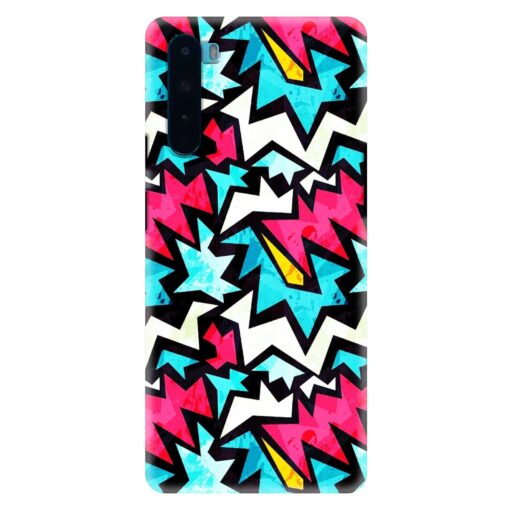 Oneplus Nord Mobile Cover Colorful Abstract