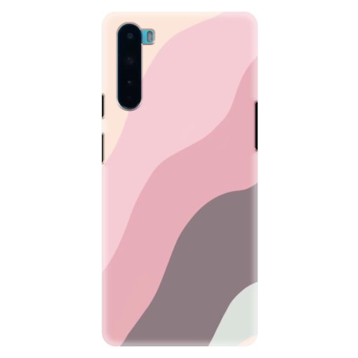 Oneplus Nord Mobile Cover Colorful Curvy Line