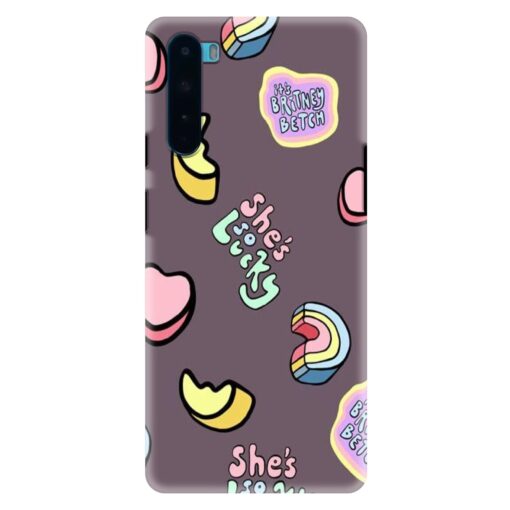 Oneplus Nord Mobile Cover Foodie Doodle