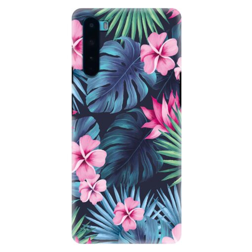 Oneplus Nord Mobile Cover Leafy Floral