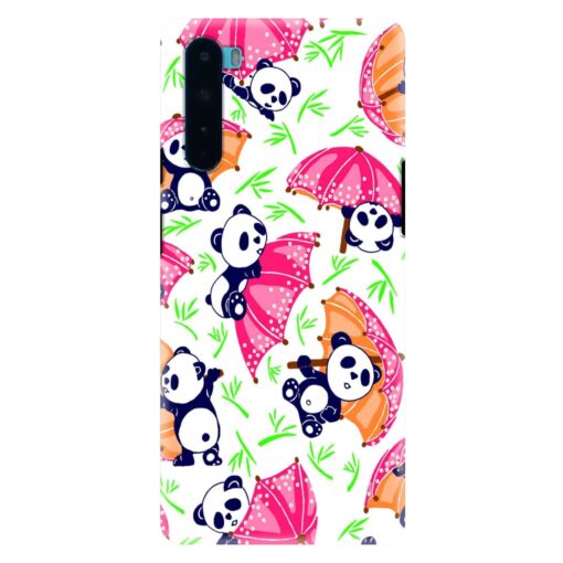 Oneplus Nord Mobile Cover Little Pandas Back Cover