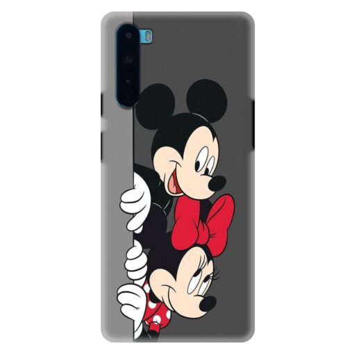 Oneplus Nord Mobile Cover Minnie and Mickey Mouse