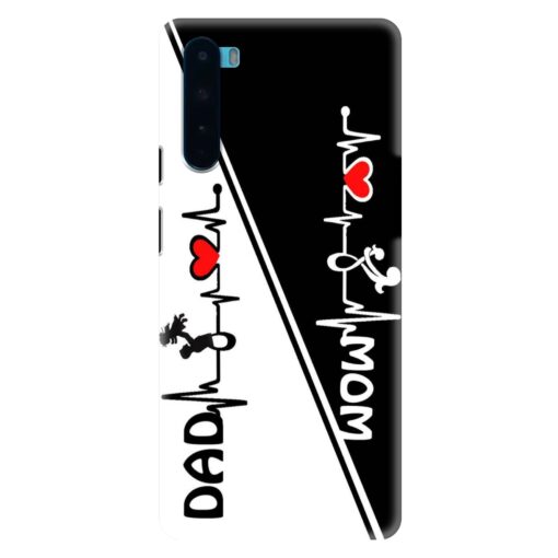 Oneplus Nord Mobile Cover Mom Dad Love
