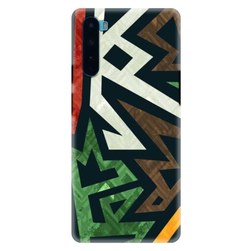 Oneplus Nord Mobile Cover Multicolor Abstracts