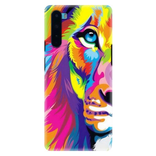 Oneplus Nord Mobile Cover Multicolor Lion