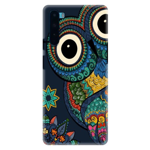 Oneplus Nord Mobile Cover Multicolor Owl