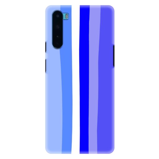 Oneplus Nord Mobile Cover Ocean Blue Rainbow