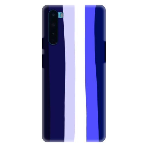 Oneplus Nord Mobile Cover Prussian Blue Shade Rainbow