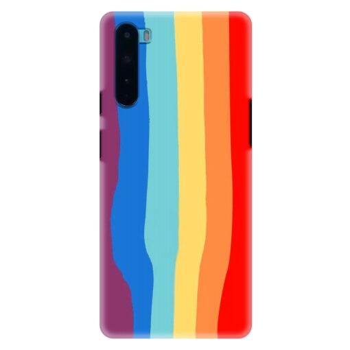 Oneplus Nord Mobile Cover Rainbow