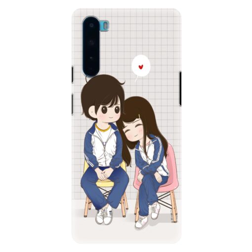 Oneplus Nord Mobile Cover Romantic Friends Back Cover