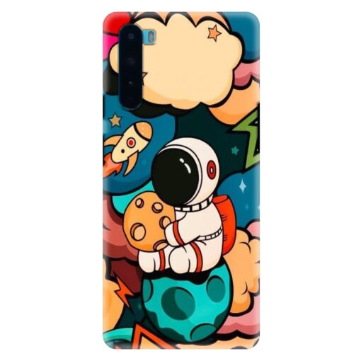 Oneplus Nord Mobile Cover Space Character