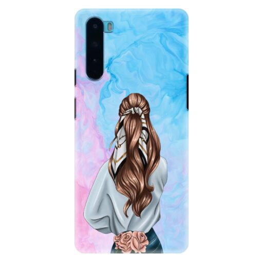 Oneplus Nord Mobile Cover Stylish Girl 3D