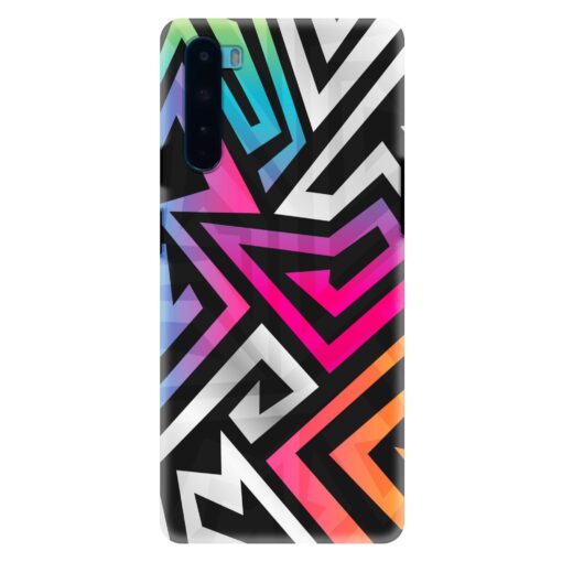 Oneplus Nord Mobile Cover Trippy Abstract