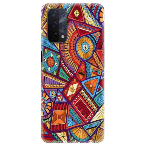 Oppo A54 Mobile Cover Abstract Pattern