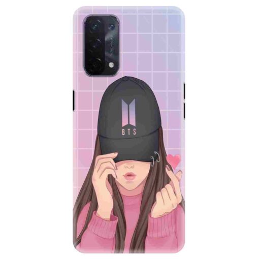 Oppo A54 Mobile Cover BTS Girl