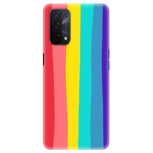 Oppo A54 Mobile Cover Bright Rainbow